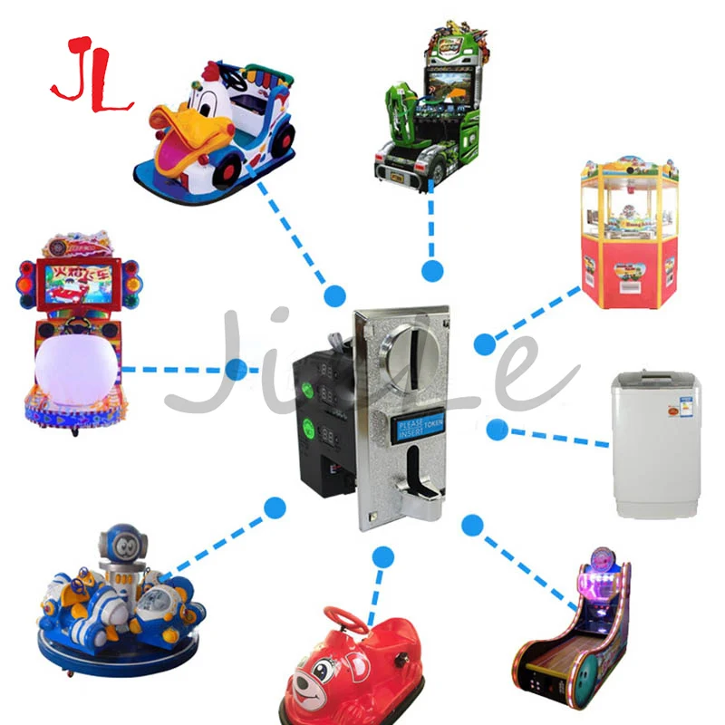 Arcade Ticket Machine - جهاز قبول العملات المعدنية متعدد العملات،
