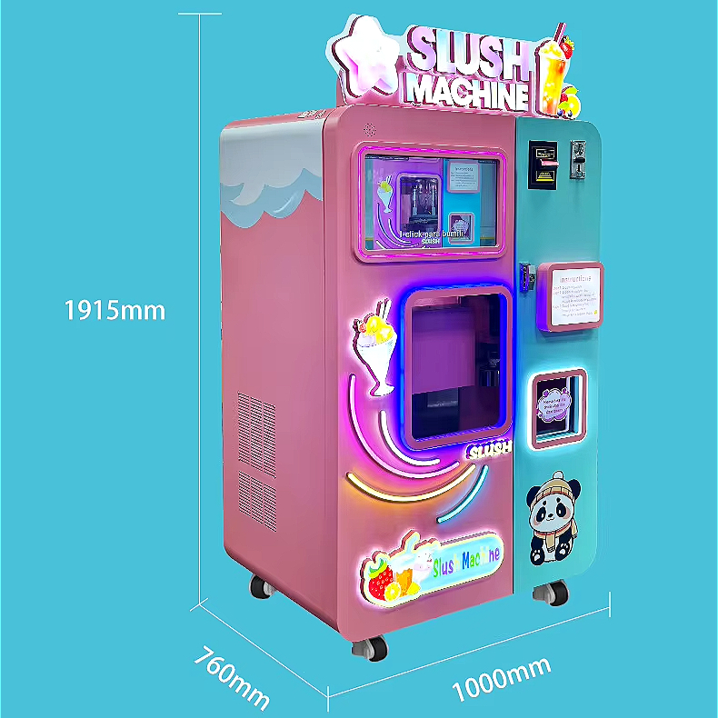 آلة بيع المشروبات المجمدة الذك - مراجعة Slushie Machine Vending وسعره