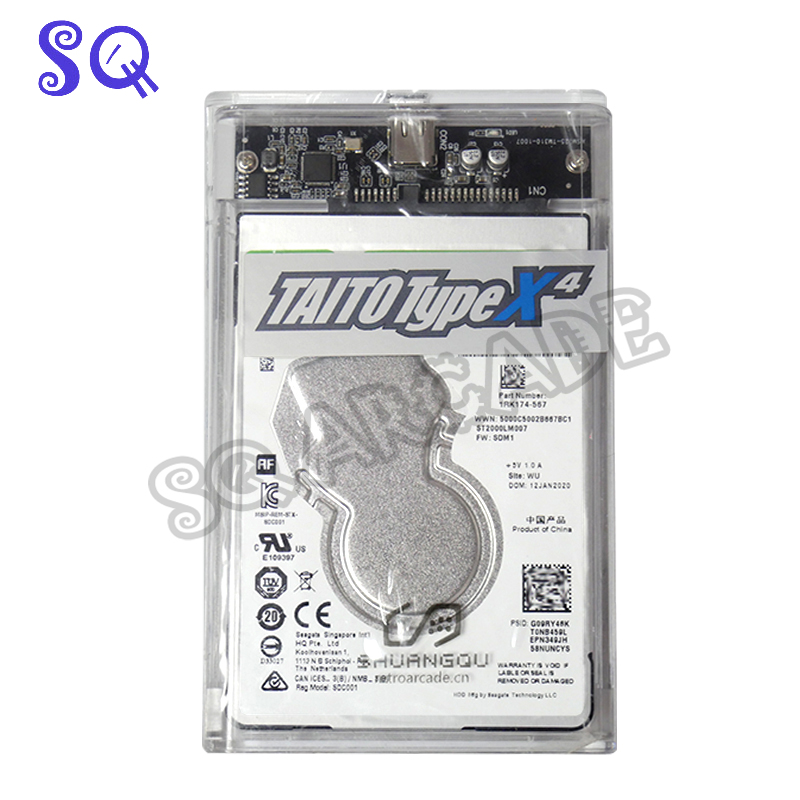 512GB TAITO نوع X أركيد TTX2/3 - مراجعة Gun Shooting Arcade وسعره